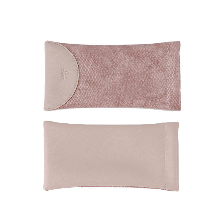 Wholesale PU Elastic Leather Storage Sunglasses Bags